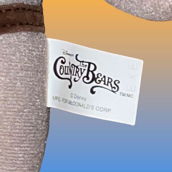 Vintage Country Bear Jamboree Big Al McDonald's Plush 6” - Picture 4 of 5